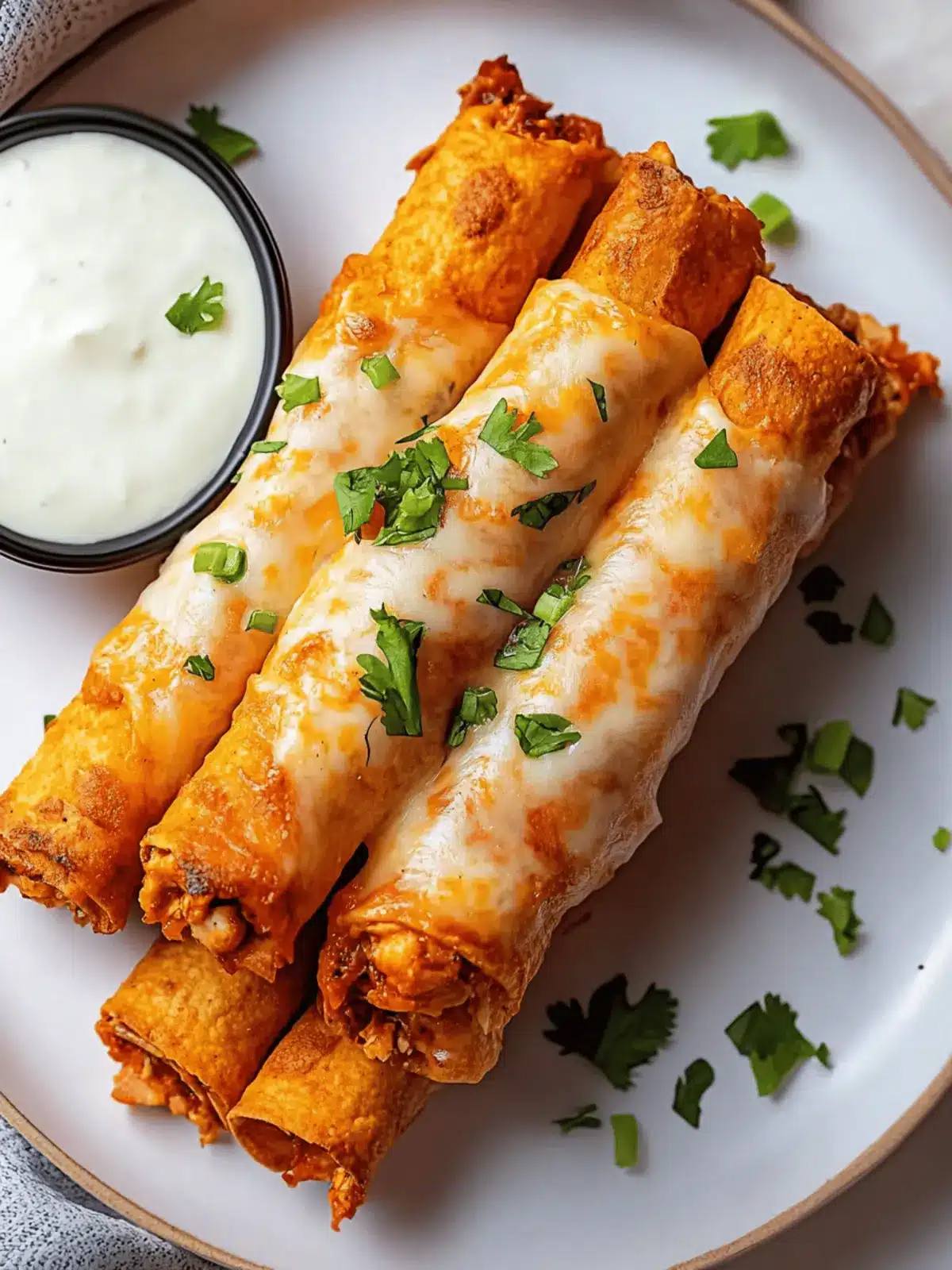 Buffalo Chicken Taquitos: Crispy, Guilt-Free Game Day Delights 3 Buffalo Chicken Taquitos: Crispy, Guilt-Free Game Day Delights
