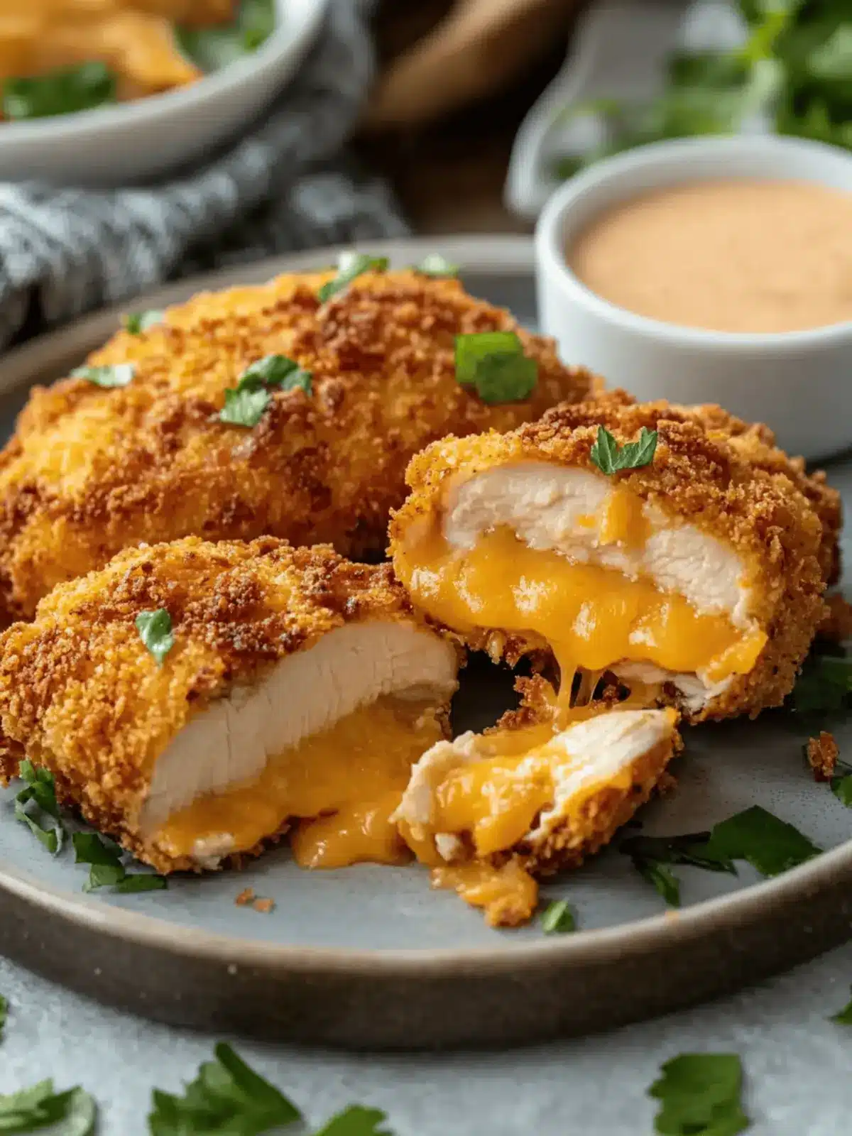 Crispy Cheddar Chicken: Your Go-To Easy Weeknight Delight 4 Crispy Cheddar Chicken