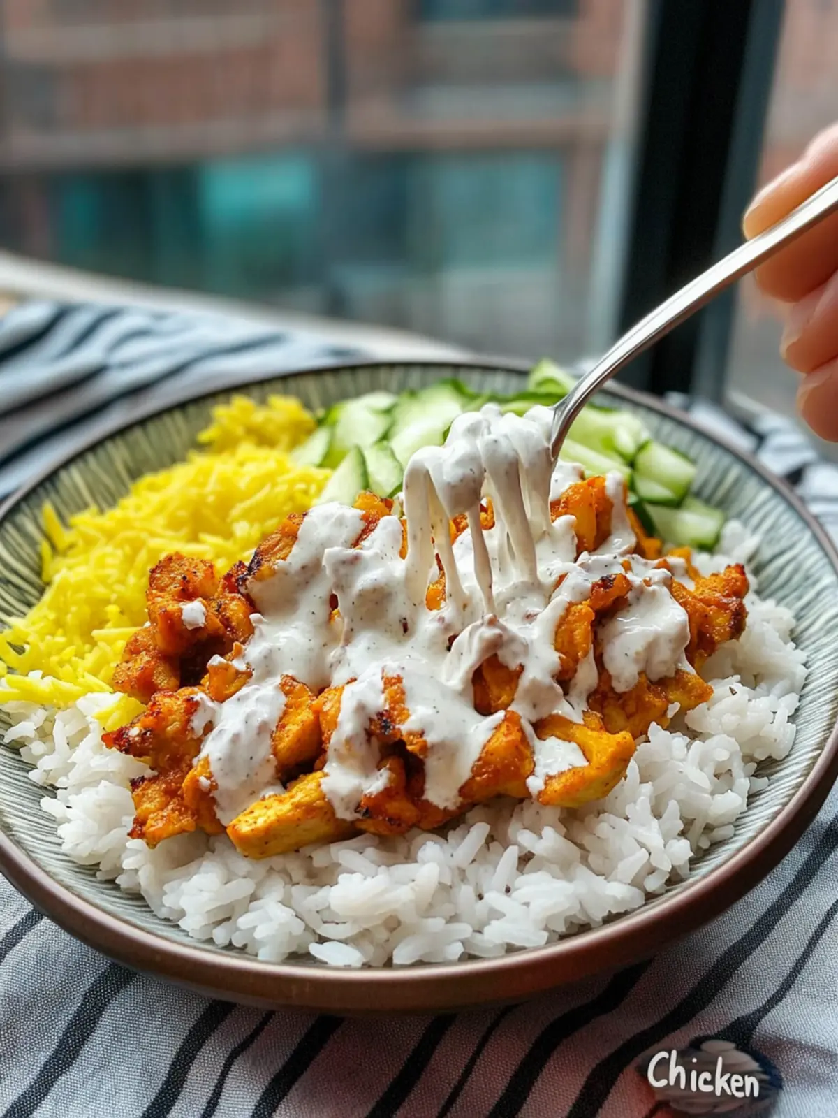 Halal Cart Vegan Chicken Over Rice That'll Blow Your Mind 2 Halal Cart Vegan Chicken Over Rice
