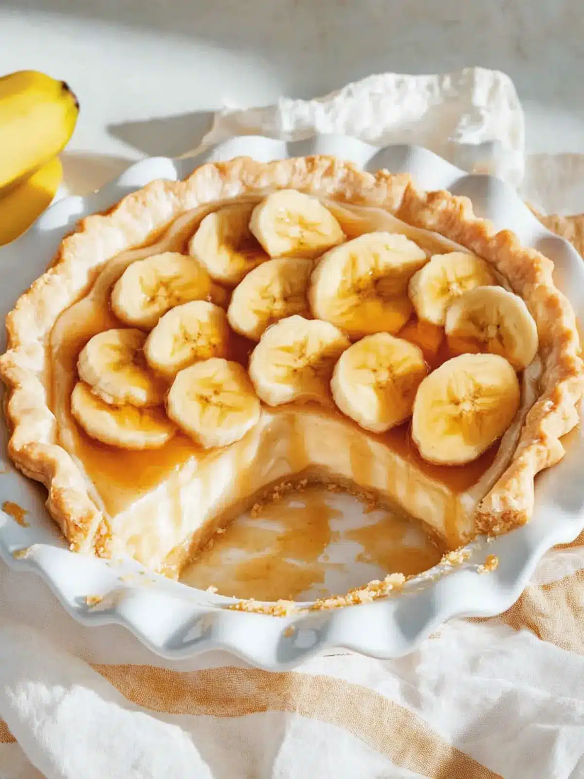 Bananas Foster Pie