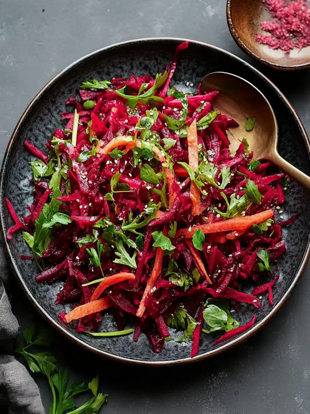 Grated Beet Salad