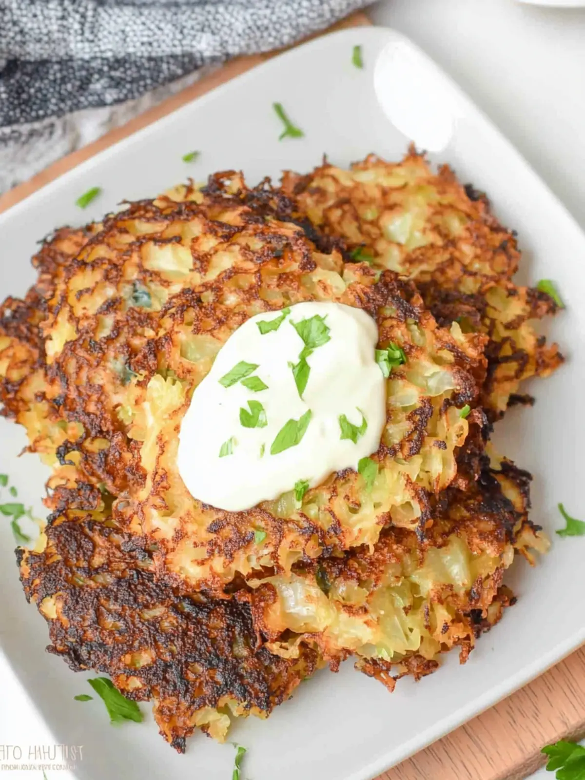 Keto Cabbage Hash Browns