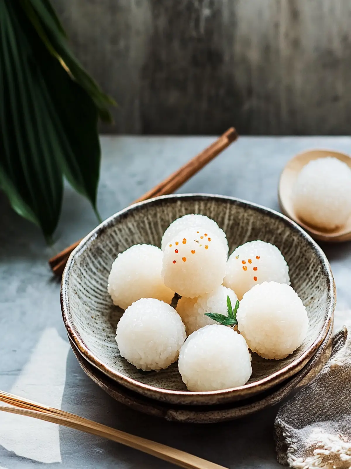 Delicious Sticky Rice Balls