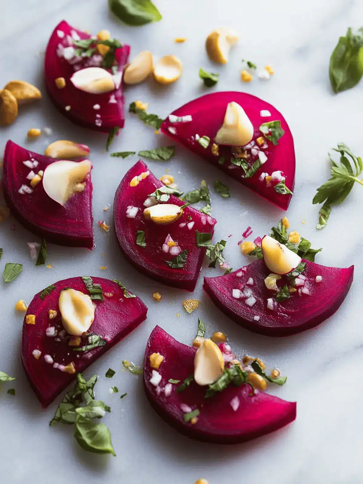 Raw Beet Ravioli with Vegan Cashew Cheese