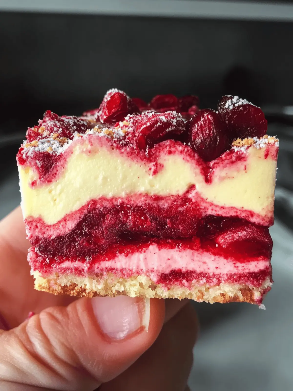 No-Bake Cranberry Tiramisu: Easy, Fruity, and Irresistible 2 No-Bake Cranberry Tiramisu