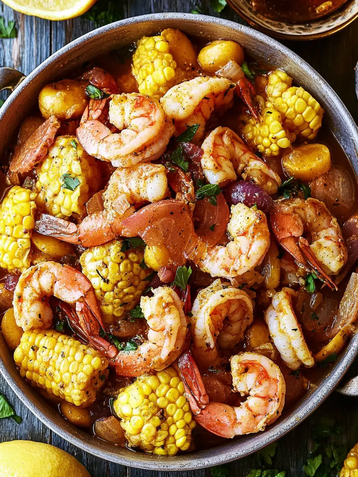 Slow Cooker Shrimp Boil