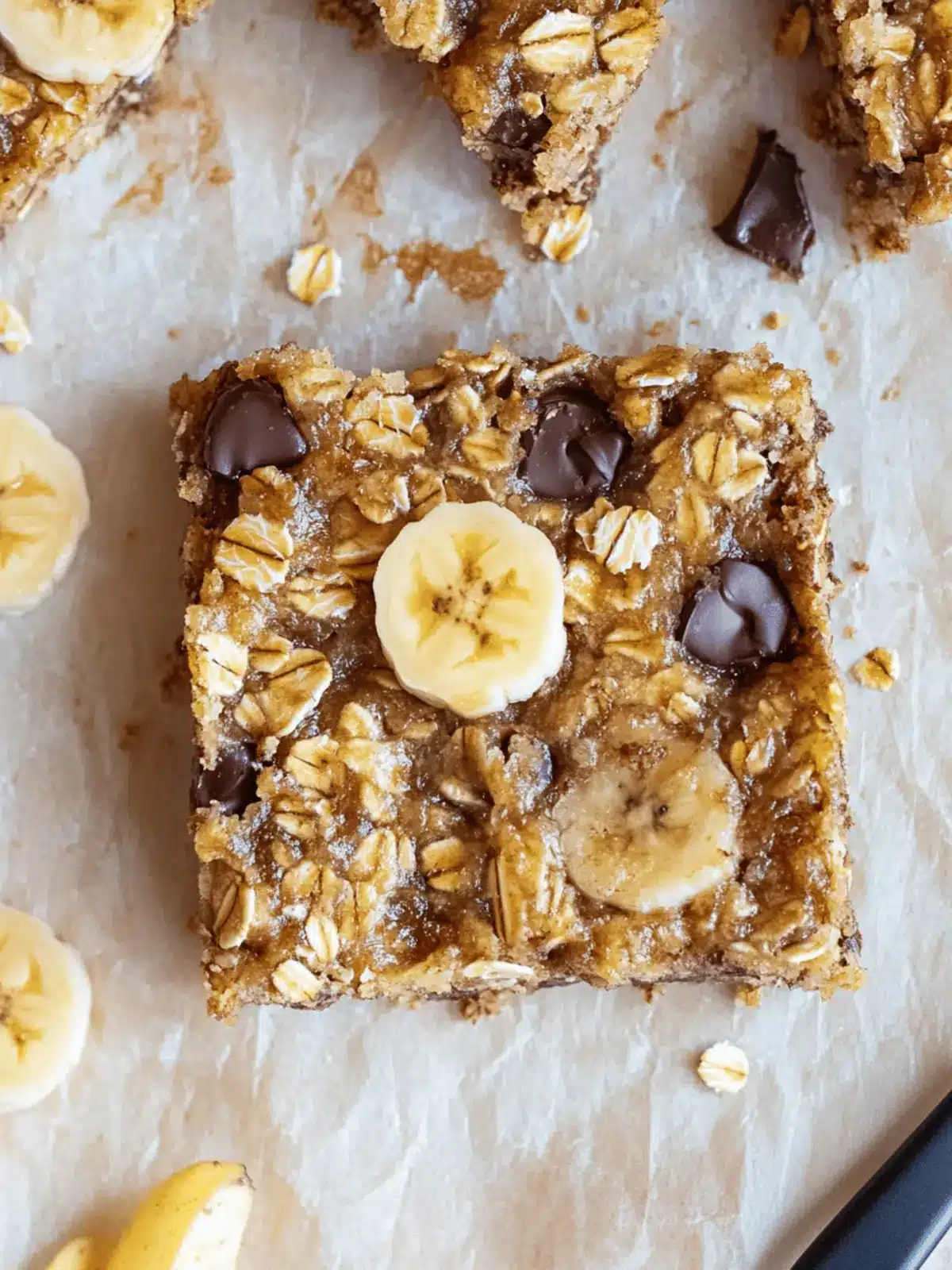 Wholesome Banana Oatmeal Bars for Quick Energy Boost 3 Banana Oatmeal Bars