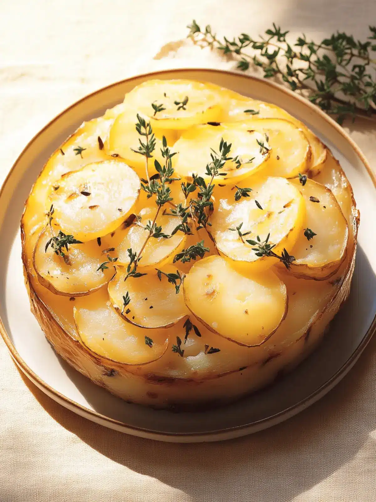 Pommes Anna   French Melted Potatoes