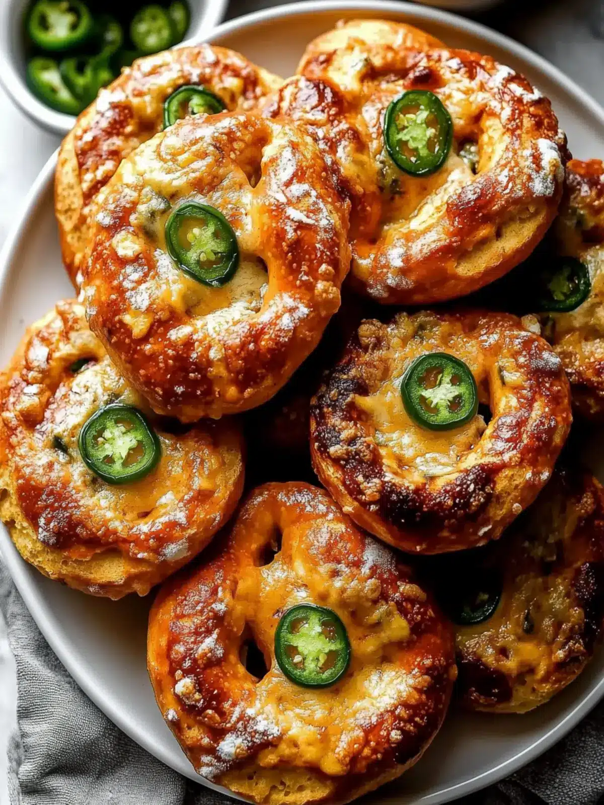 Homemade Jalape o Cheddar Soft Pretzels That Wow! 2 Jalape o Cheddar Soft Pretzels