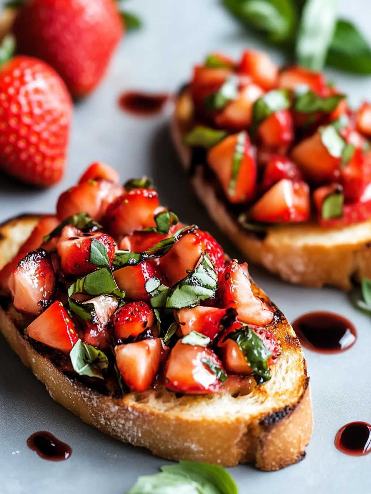 Strawberry Bruschetta