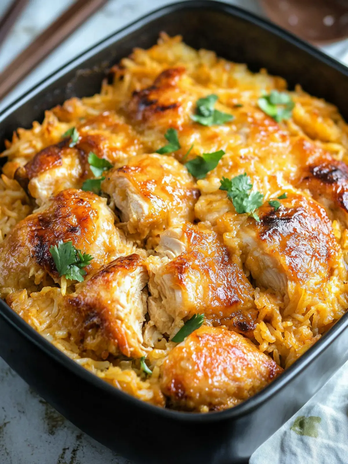 Macau-Style Baked Portuguese Chicken Rice