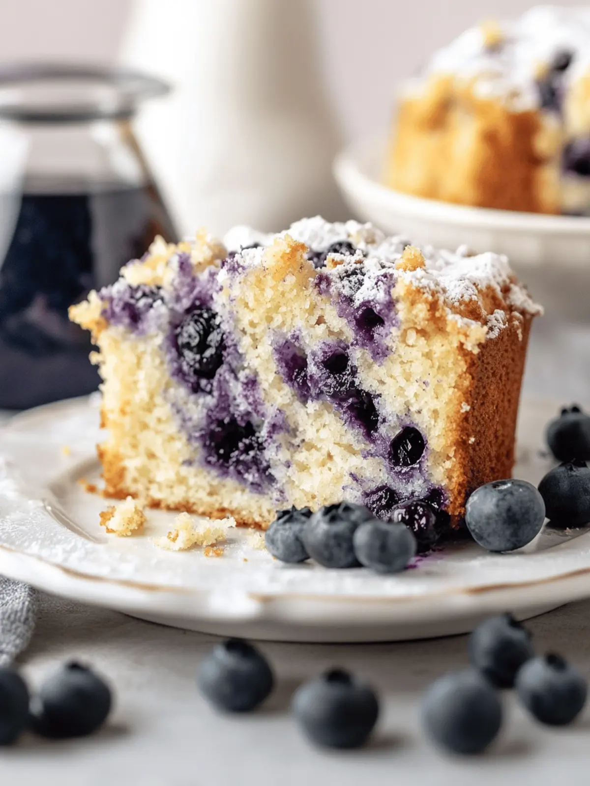 Irresistible Blueberry Coffee Cake with Lemon Glaze Delight 3 Blueberry Coffee Cake