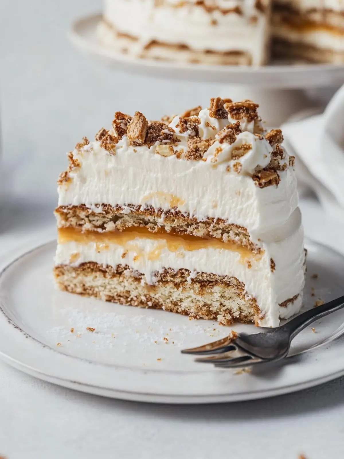 Caramel Crunch Cake