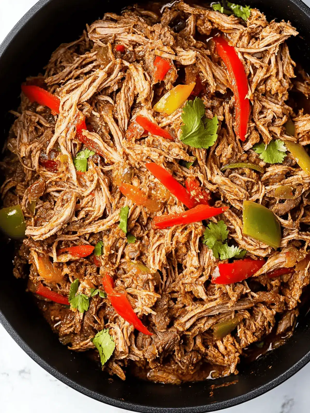 Authentic Cuban Ropa Vieja: Comforting Shredded Beef Delight 2 Authentic Cuban Ropa Vieja (Shredded Beef Recipe)
