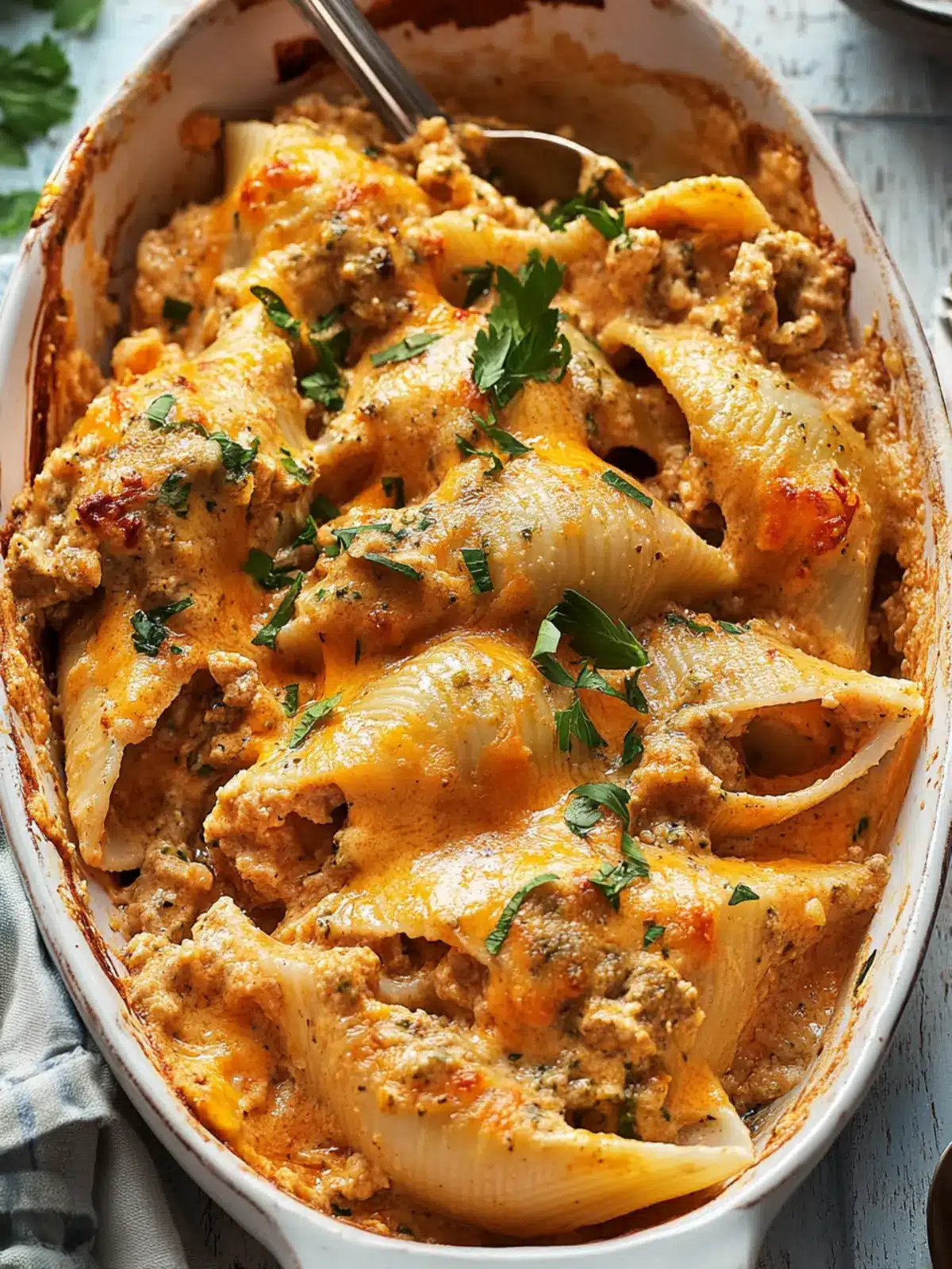 Creamy Cajun Stuffed Shells