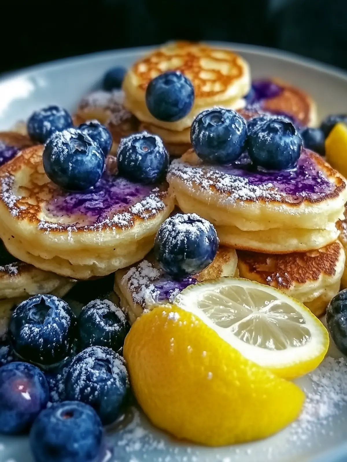 Blueberry Lemon Pancake Bites