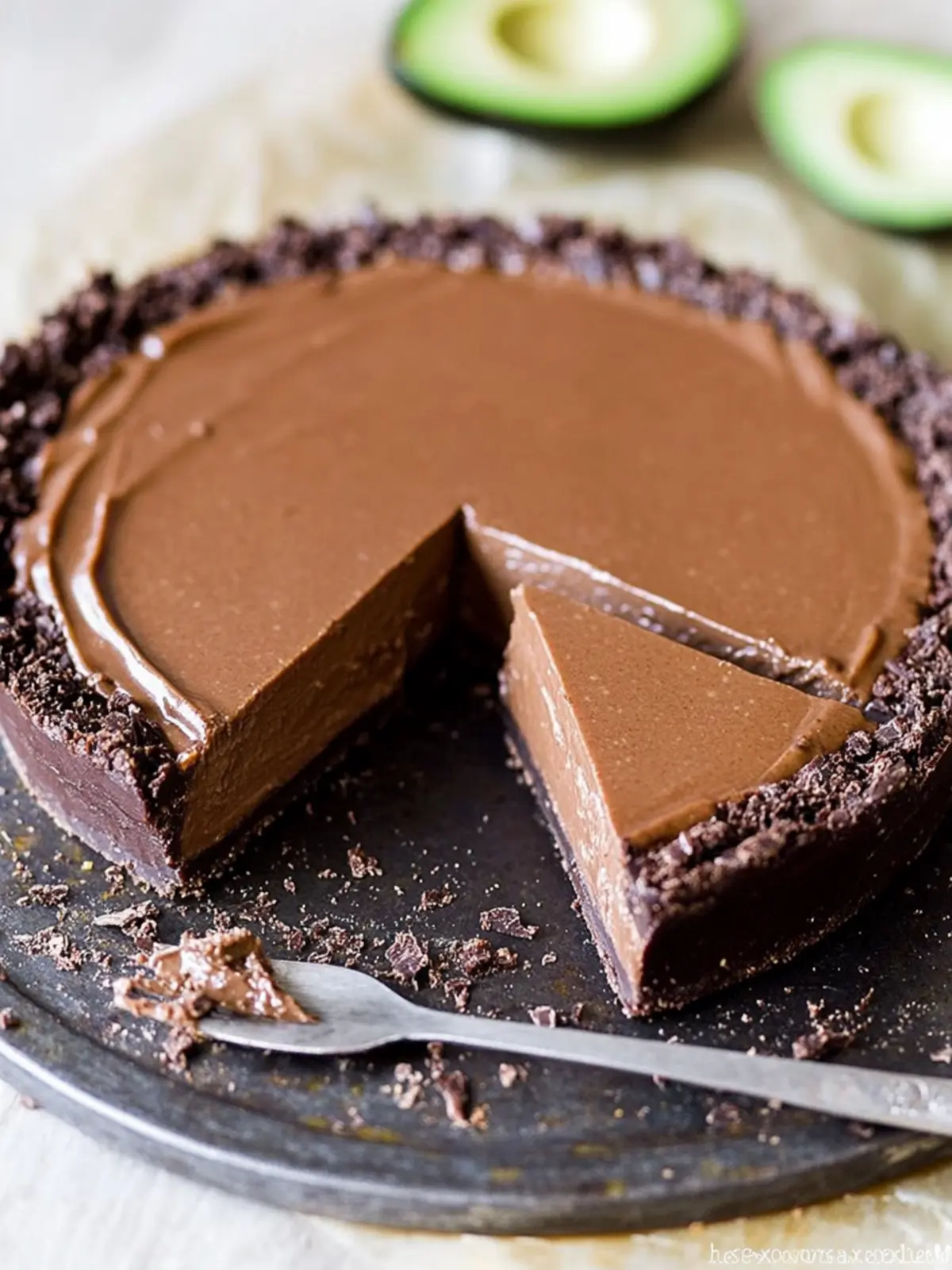 Chocolate Avocado Pie
