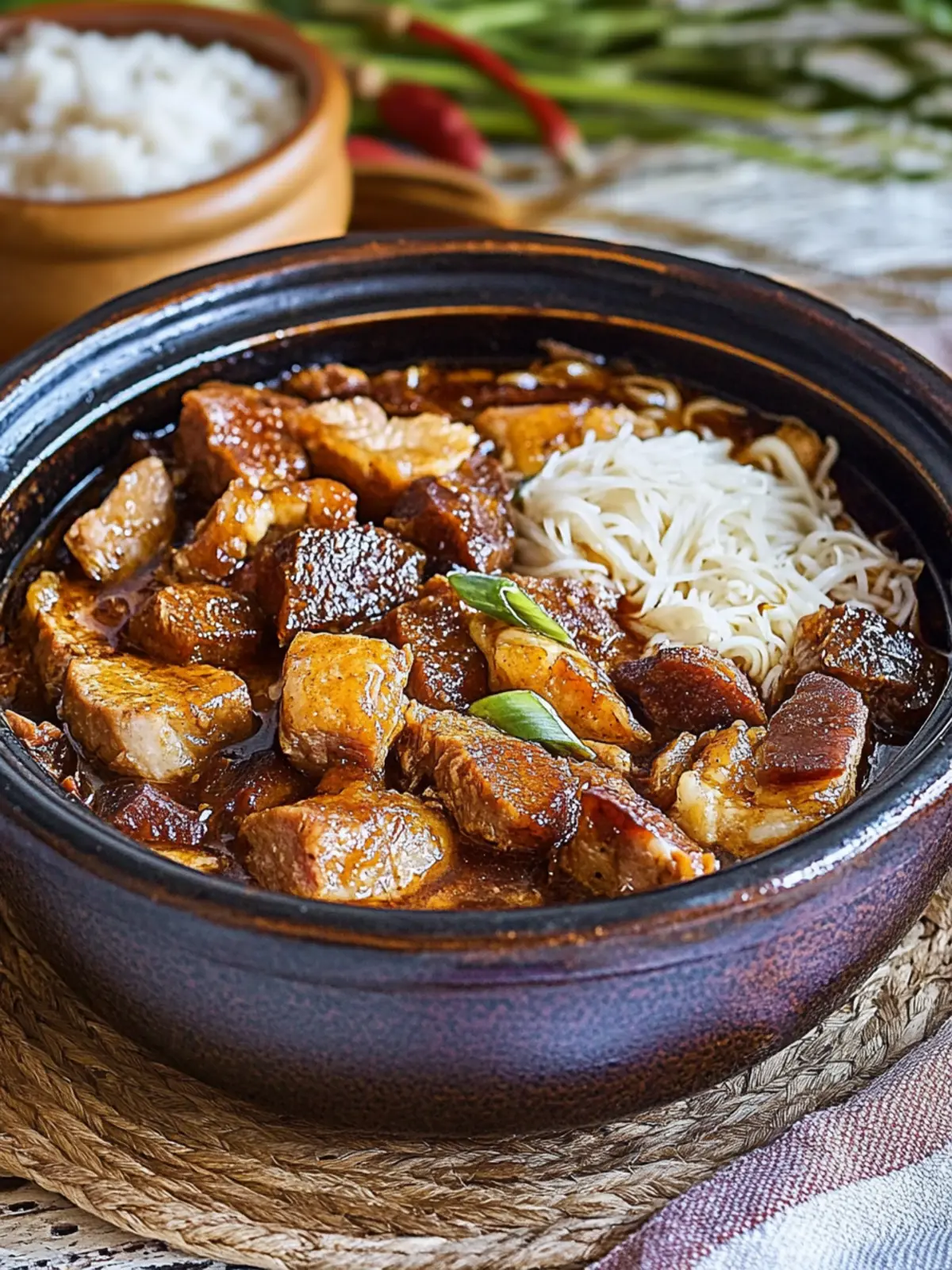 Kecap Manis-Braised Pork