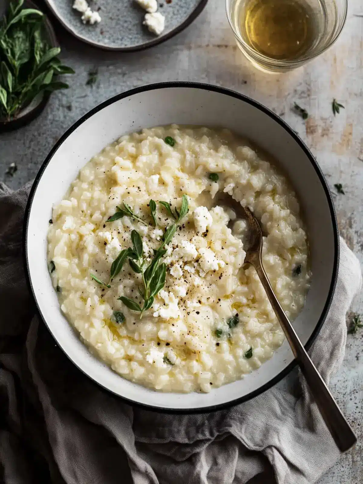 Goat Cheese Risotto