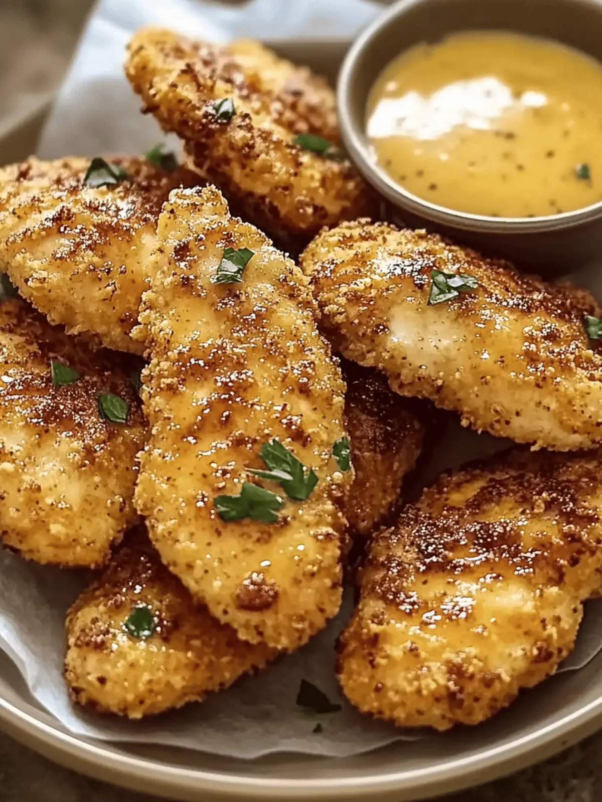 Crispy Mustard Chicken Tenders for Guilt-Free Crunch Time 4 Crispy Mustard Chicken Tenders