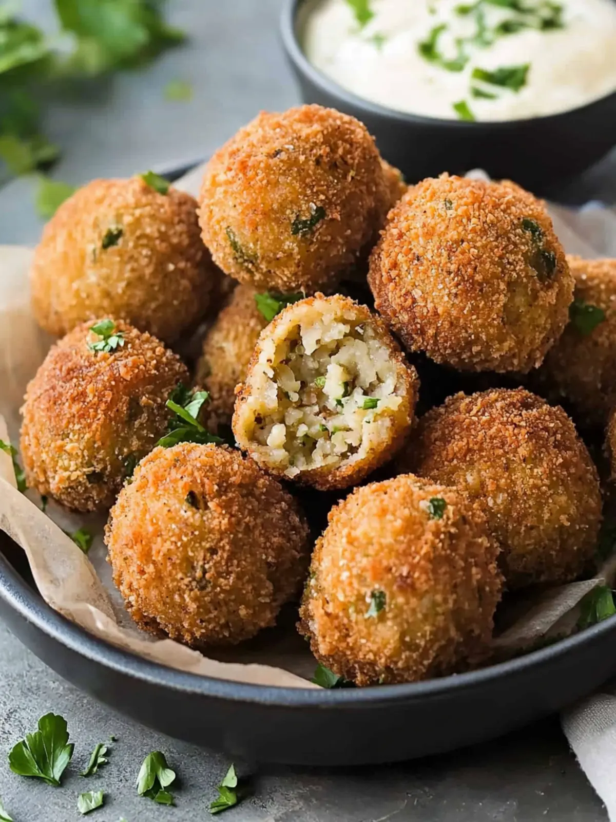 Crispy Fried Boudin Balls