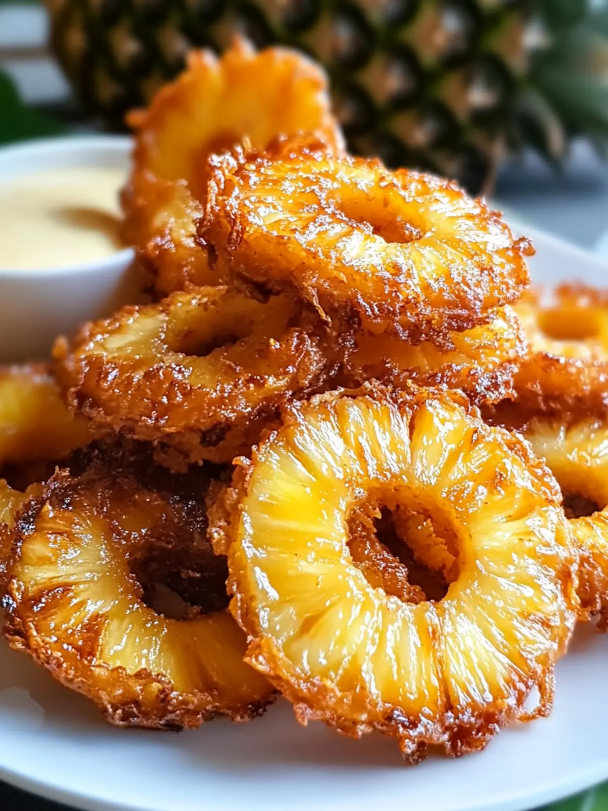 Delicious Rum-Soaked Fried Pineapple Rings You ll Love 2 Rum-Soaked Fried Pineapple
