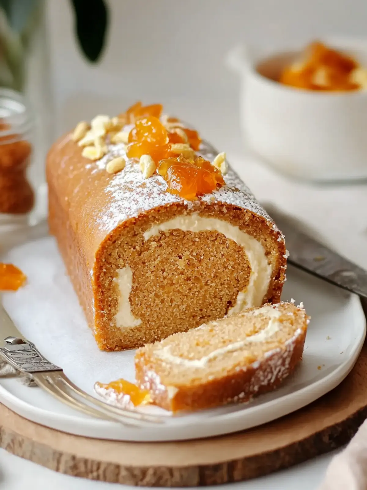 Ginger Spice Swiss Roll