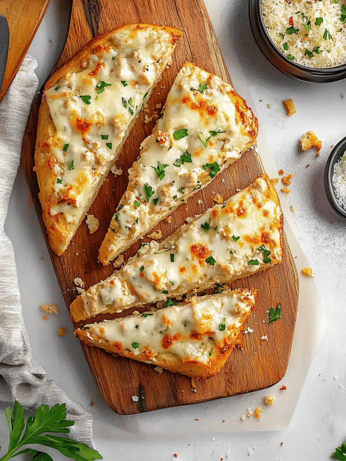 Viral Chicken Alfredo Garlic Bread That Everyone Will Love 3 Viral Chicken Alfredo Garlic Bread That Everyone Will Love