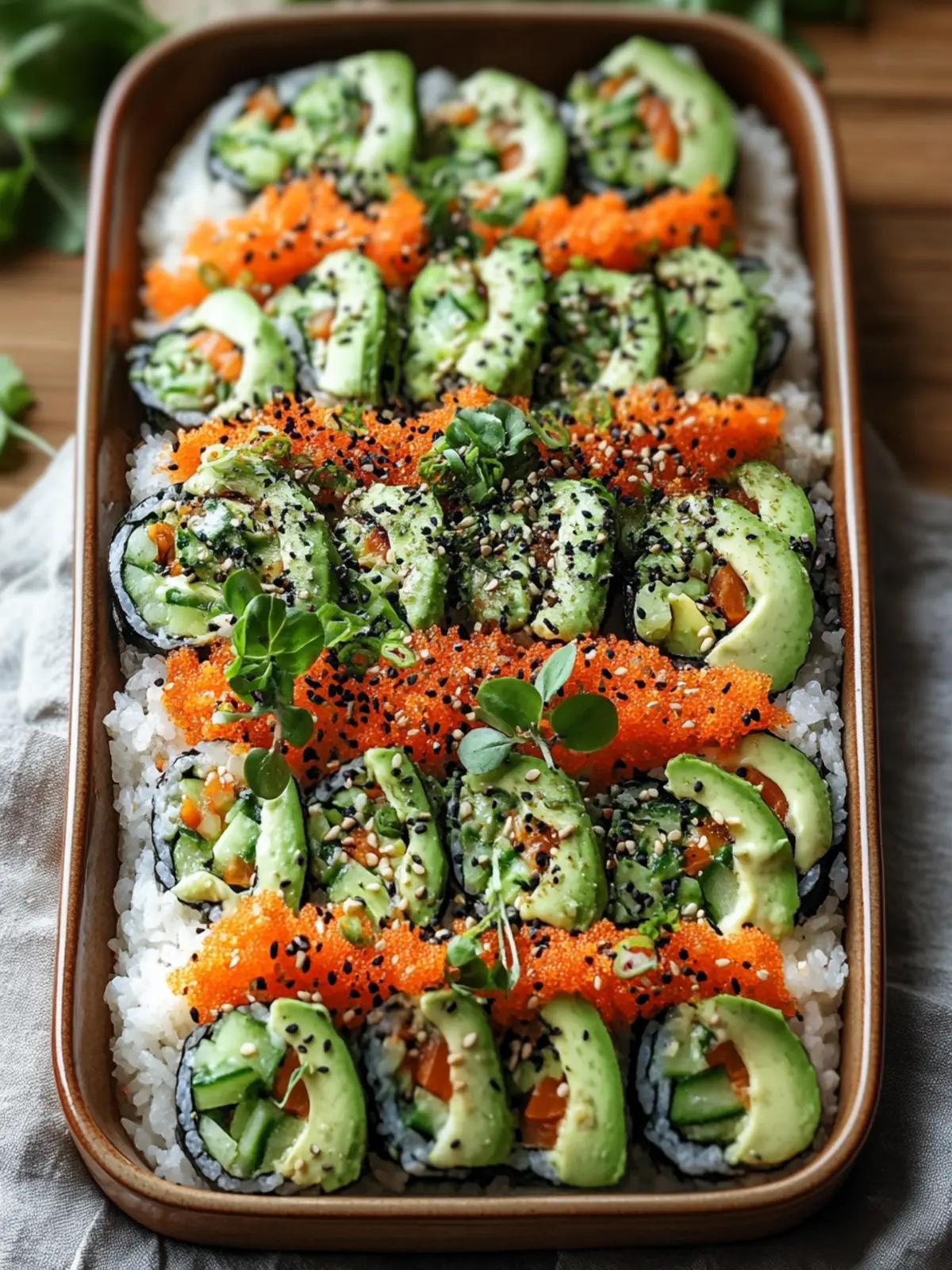 Vegan Sushi Bake