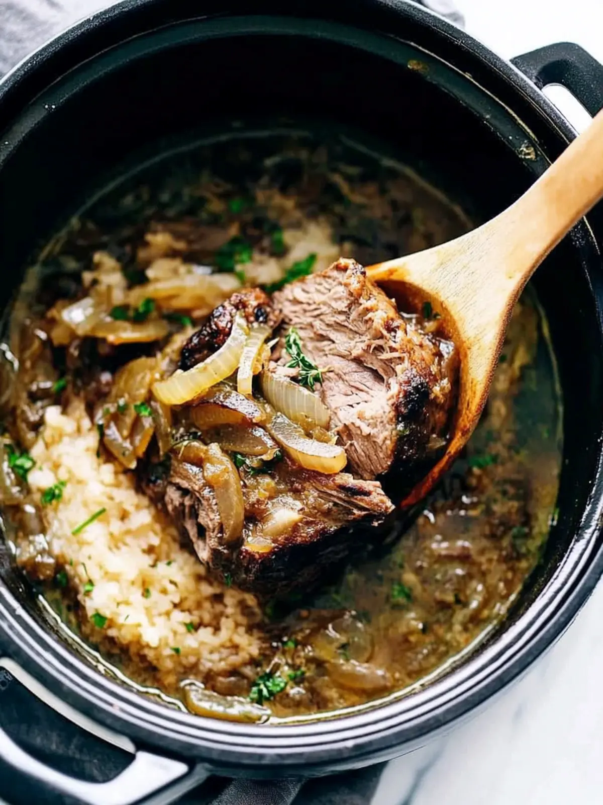 Soul Warming French Onion Pot Roast