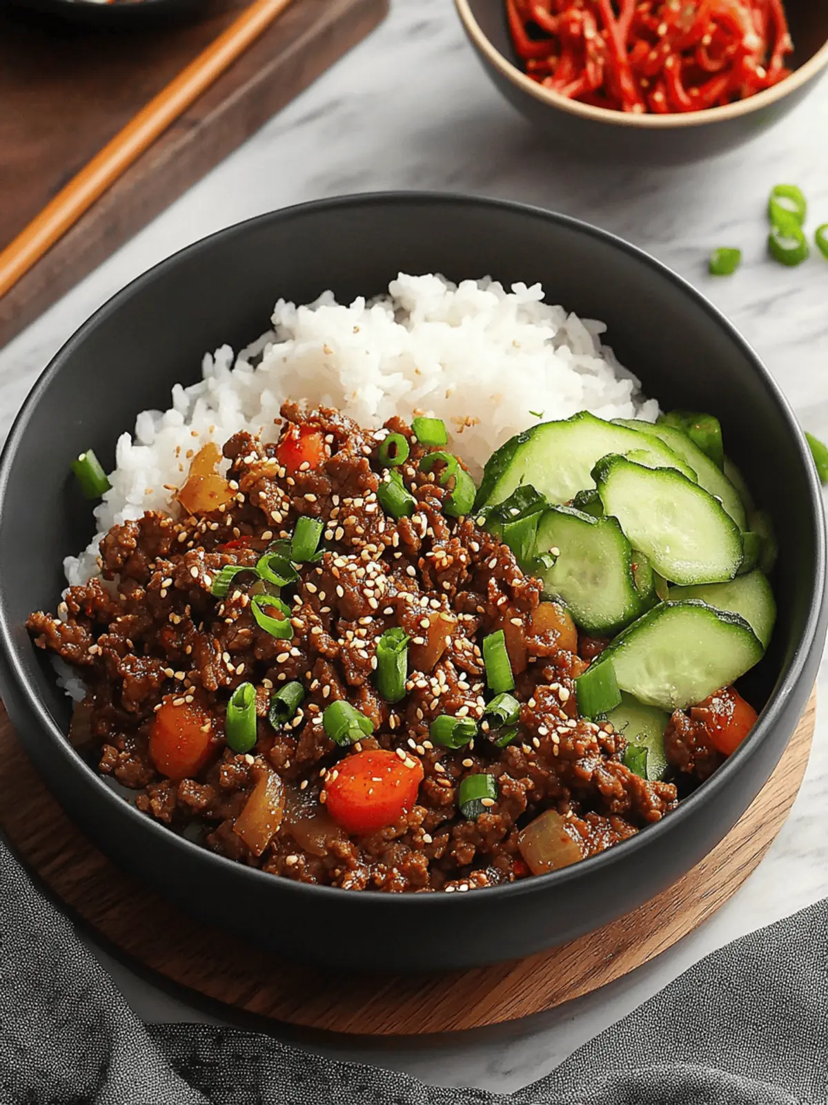 Savor the Flavor: Easy Korean Beef Bowl in 20 Minutes 3 Korean Beef Bowl