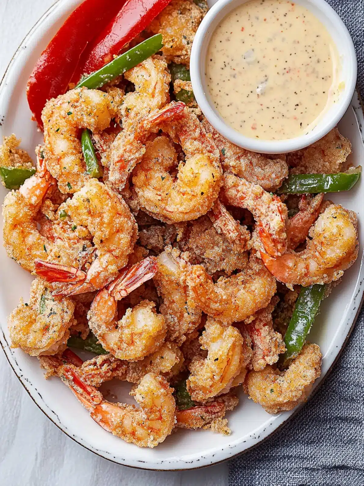 Crispy Shrimp Fritto Misto Appetizer (