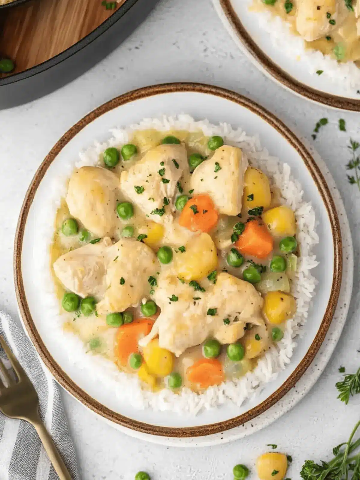 Crustless Chicken Pot Pie: A Quick, Cozy Dinner Delight 2 Crustless Chicken Pot Pie