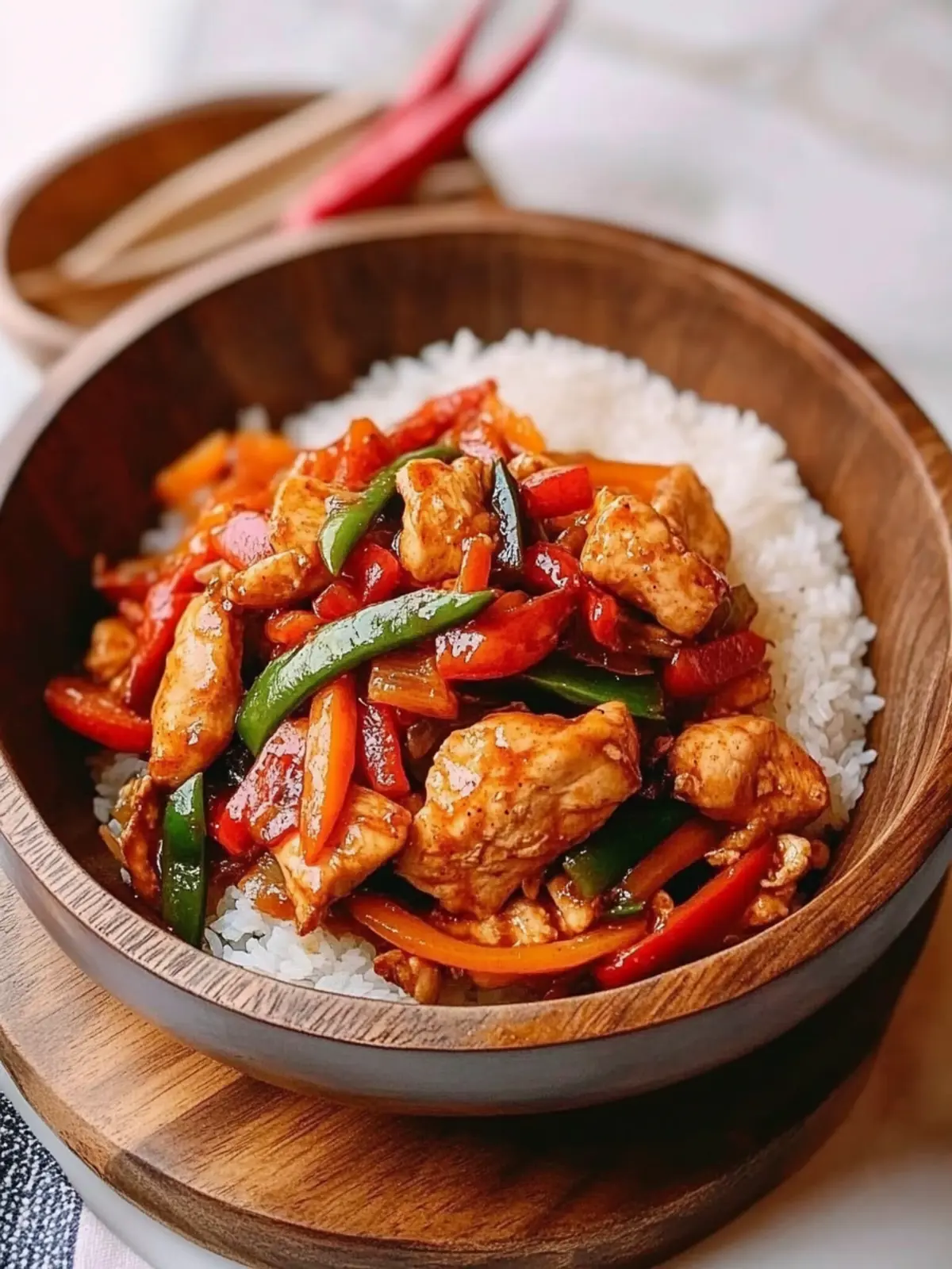 Thai Chili Sauce Chicken Stir-fry
