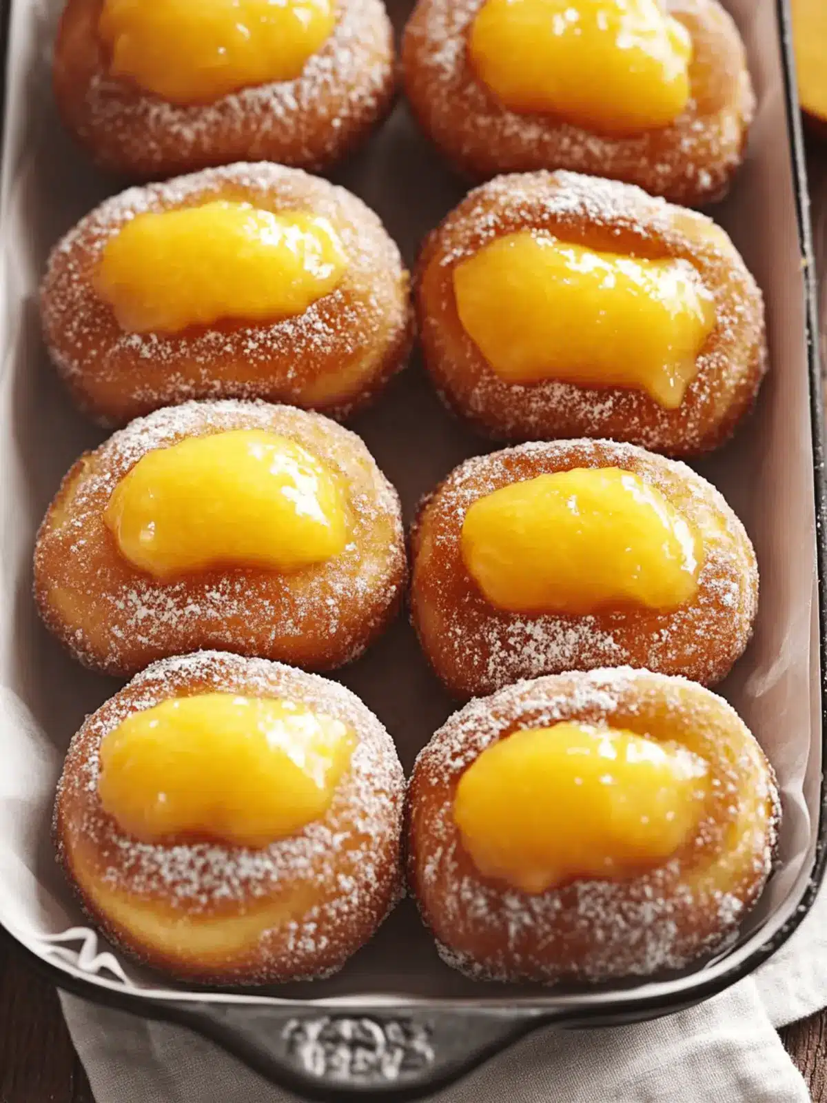 Mango Brioche Donuts
