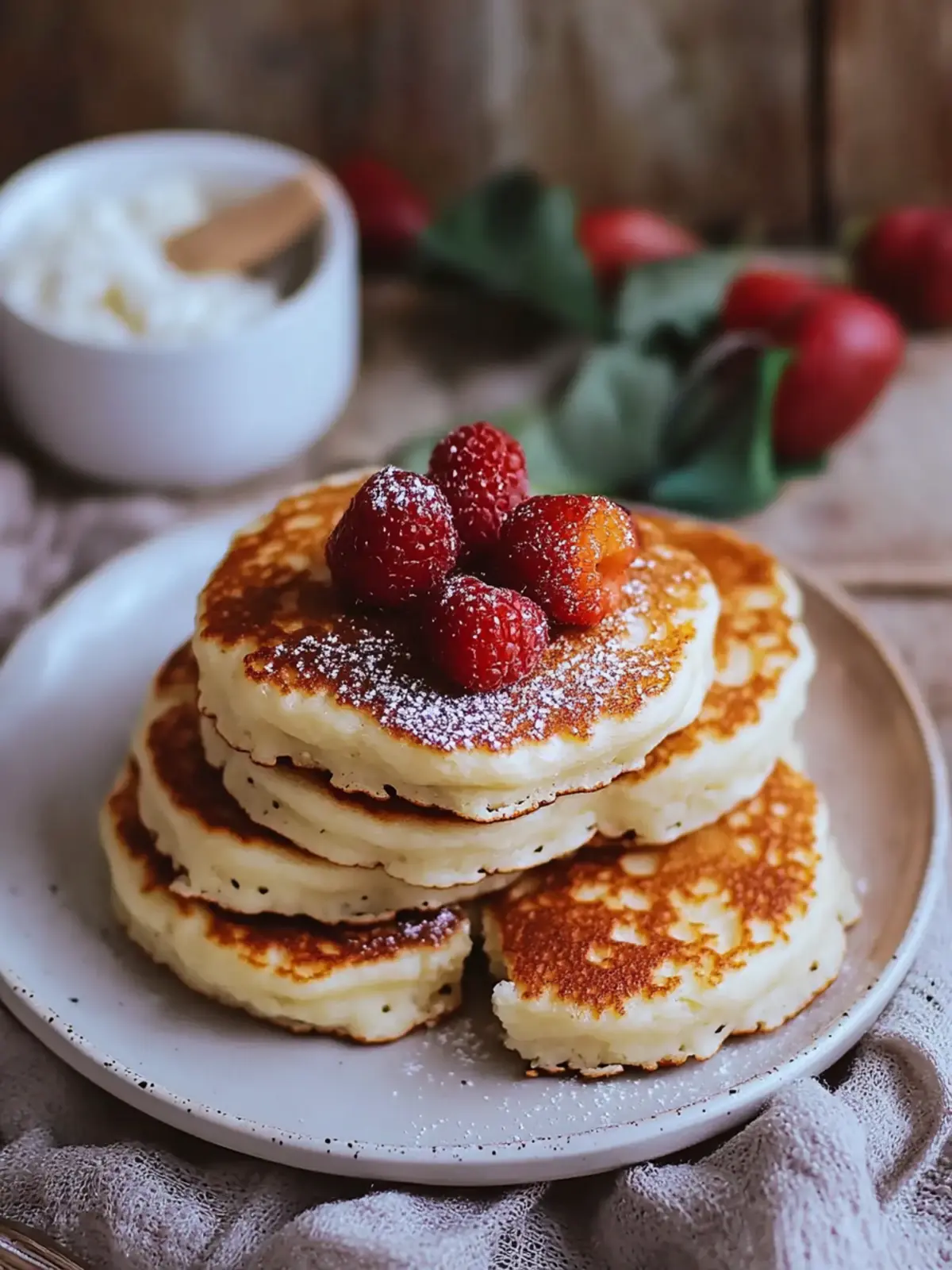 Cottage Cheese Pancakes
