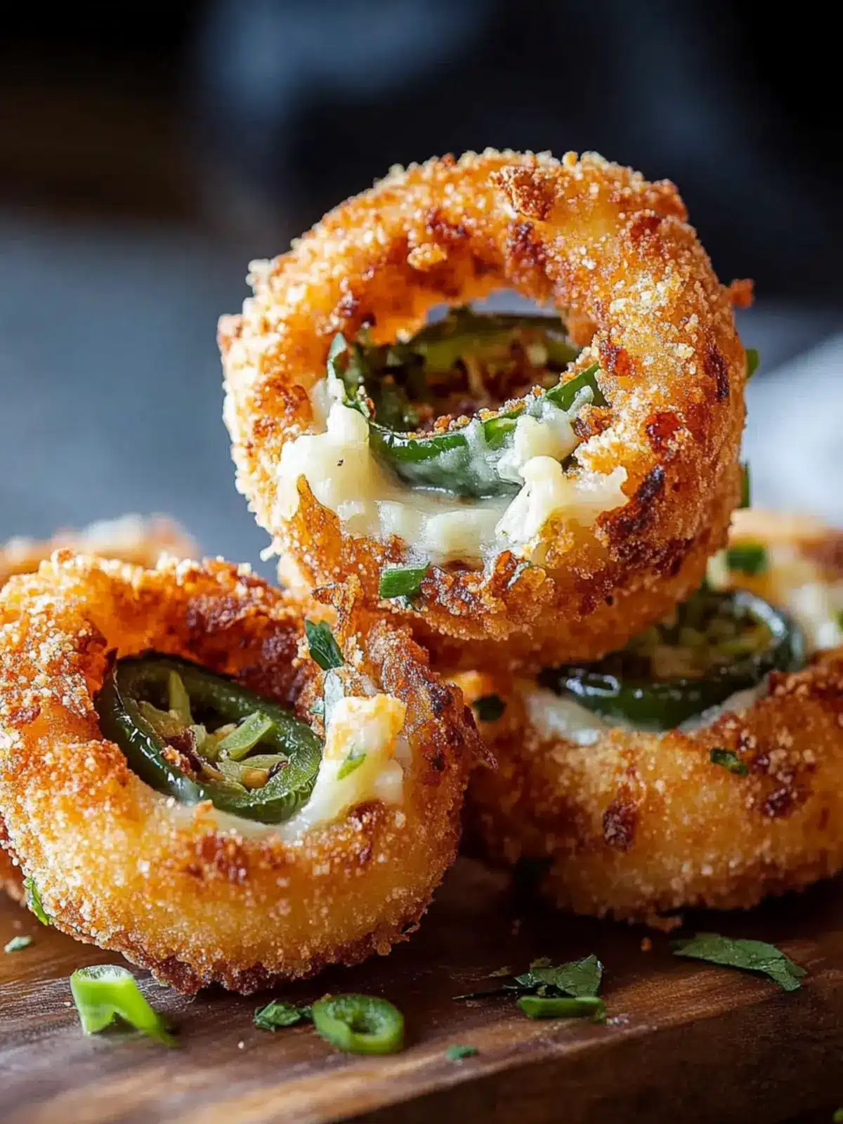 Irresistible Jalape o Popper Stuffed Onion Rings Recipe Everyone Loves 4 Jalape o Popper Stuffed Onion Rings Recipe