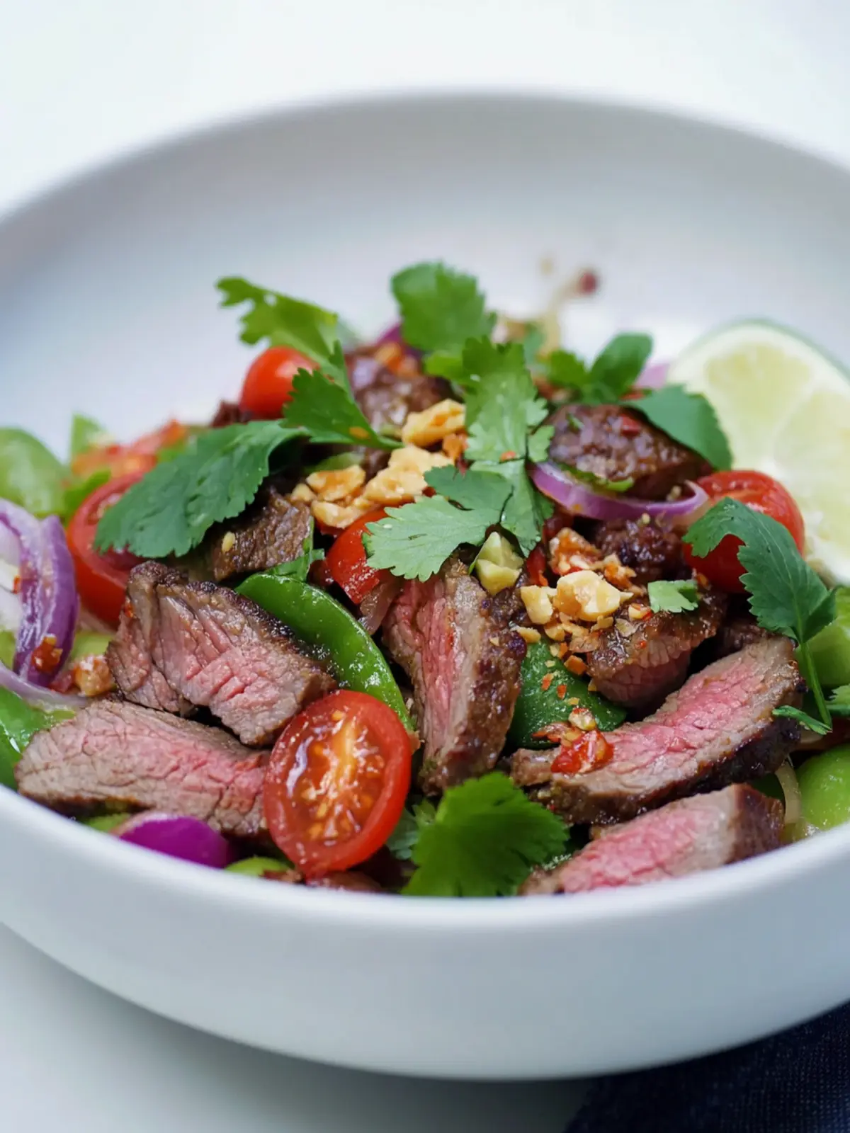 Delicious Thai beef salad
