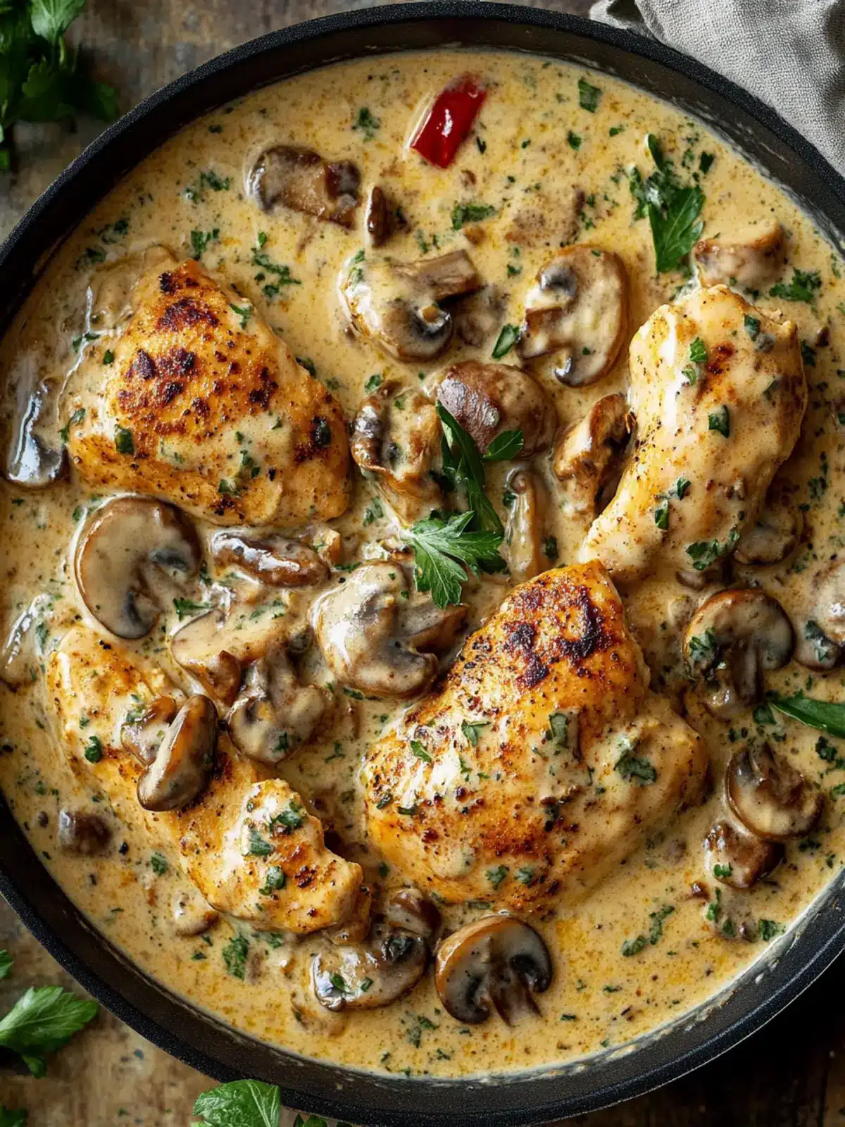 Creamy Mushroom Chicken