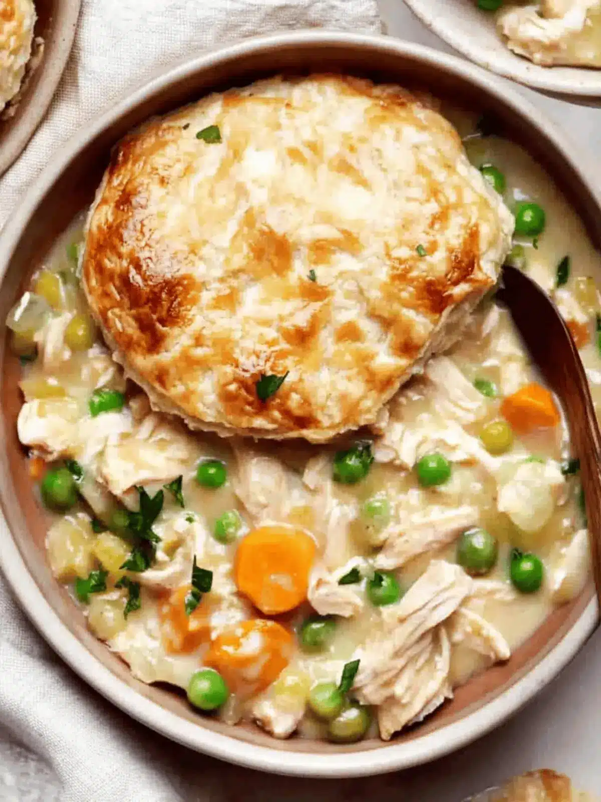 Cozy Crustless Chicken Pot Pie Soup in Under 30 Minutes 2 Crustless Chicken Pot Pie