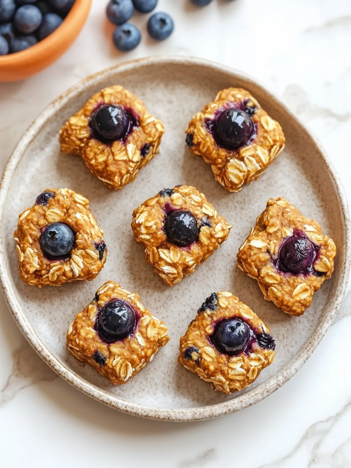 Blueberry Pumpkin Oatmeal Dog Treats