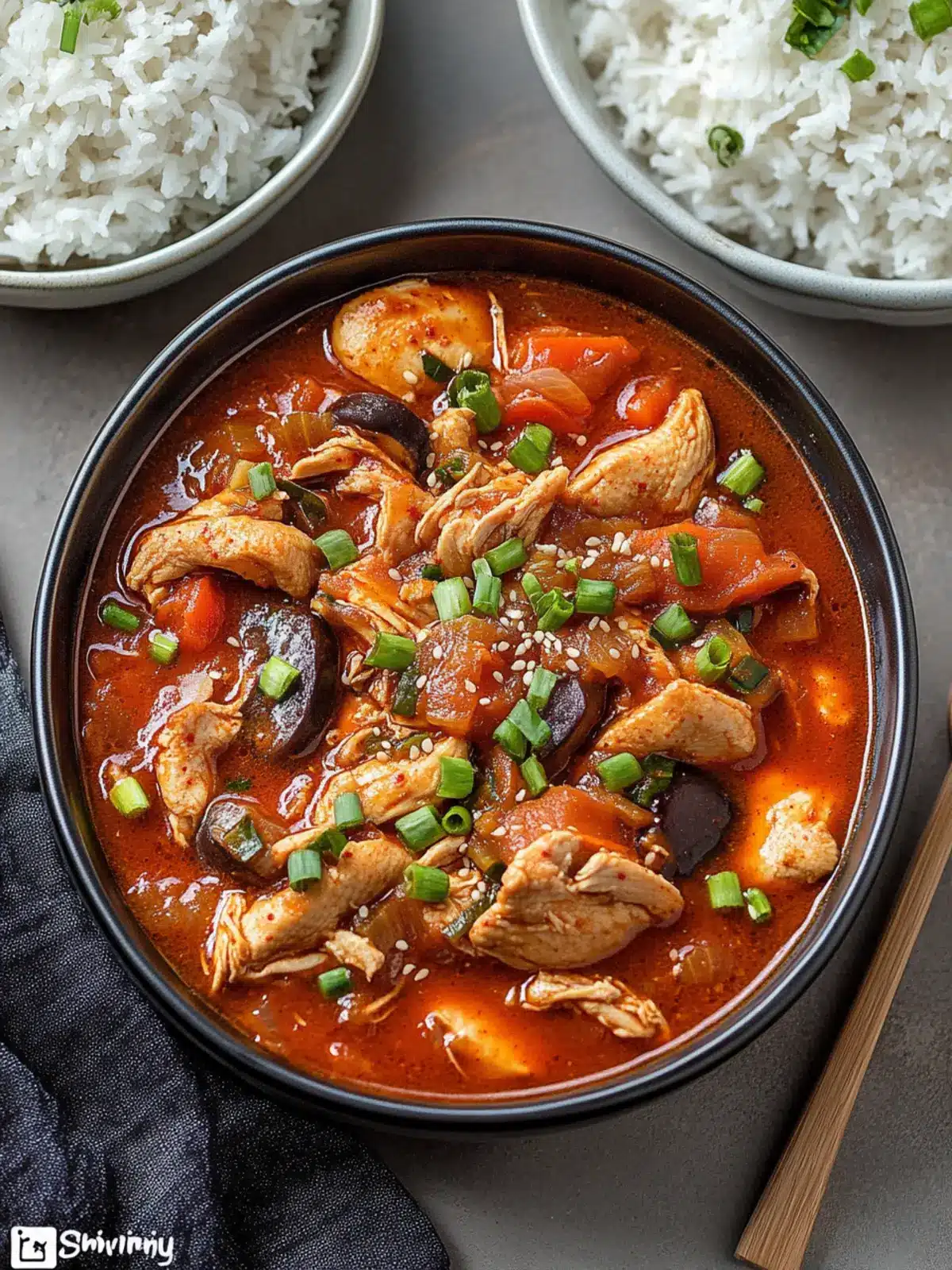 Slow Cooker Korean Chicken Stew