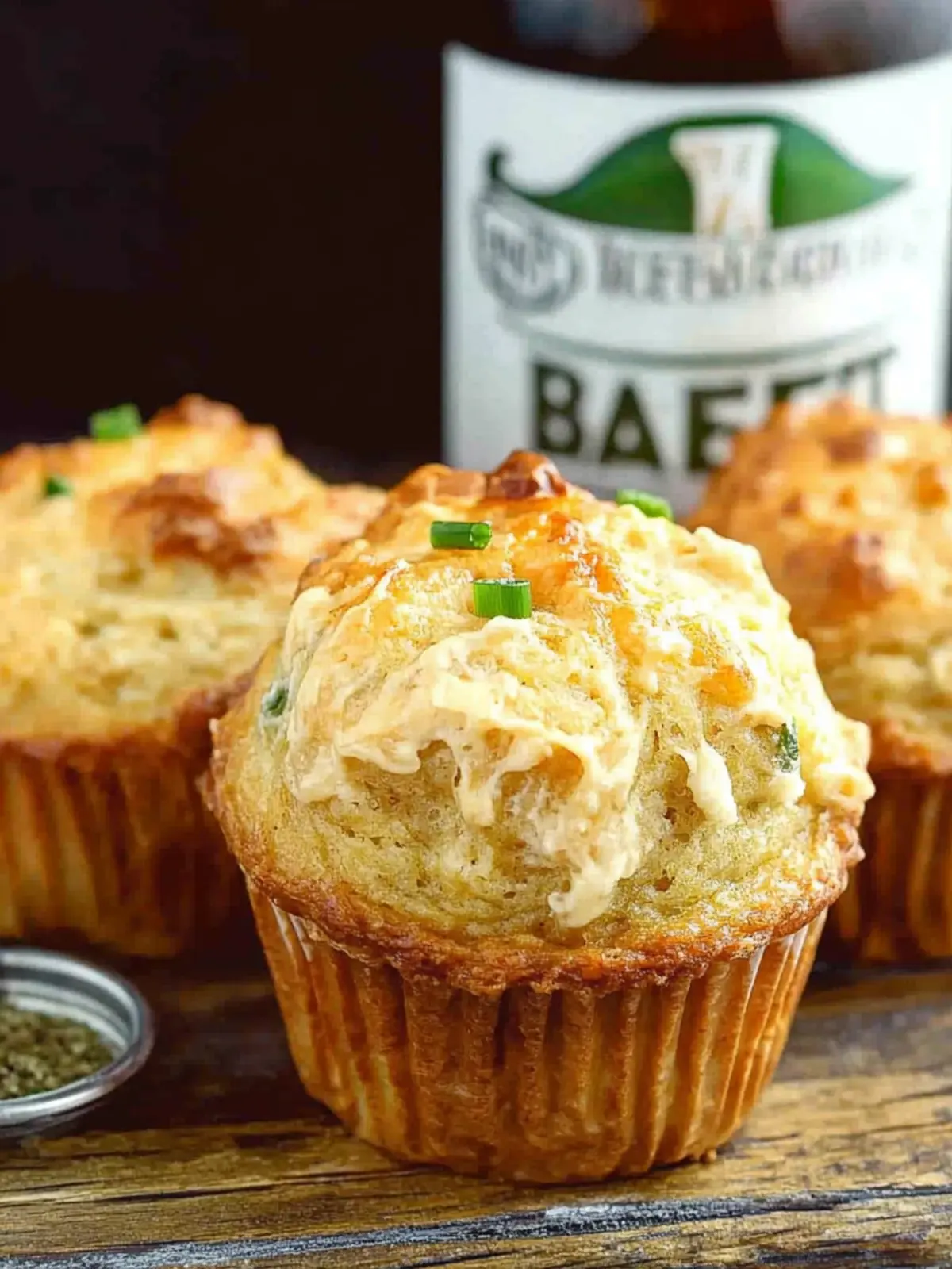 Beer Cheese Muffins