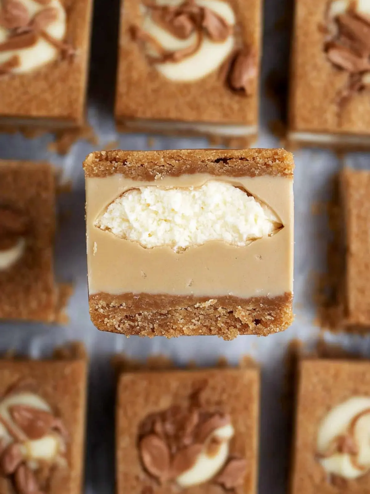 Biscoff Millionaires Shortbread With White Chocolate