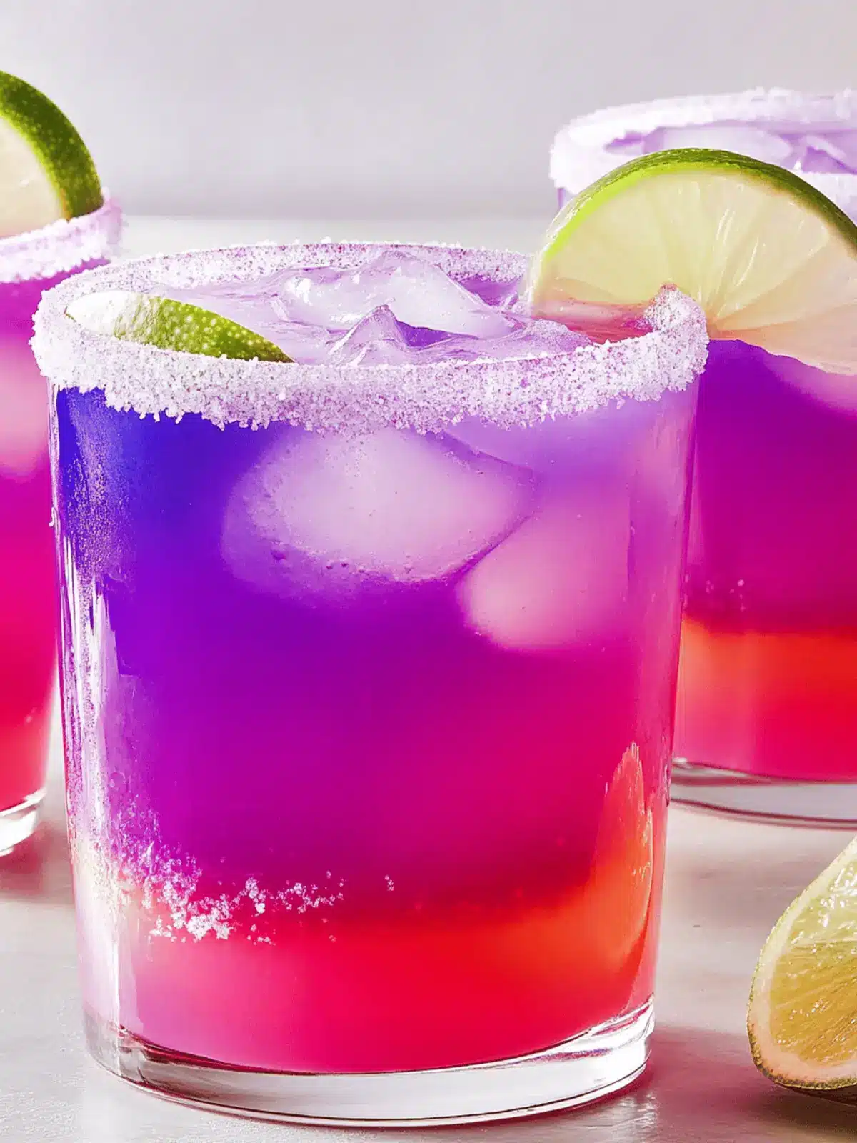 Color-Changing Margaritas