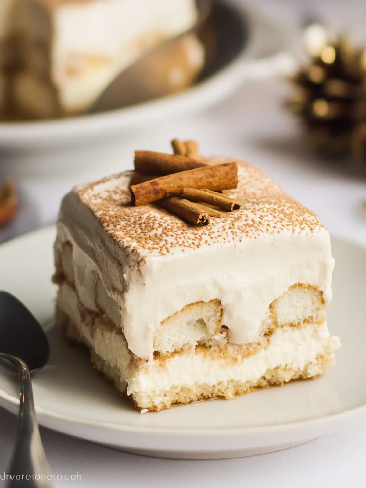 Eggnog Tiramisu