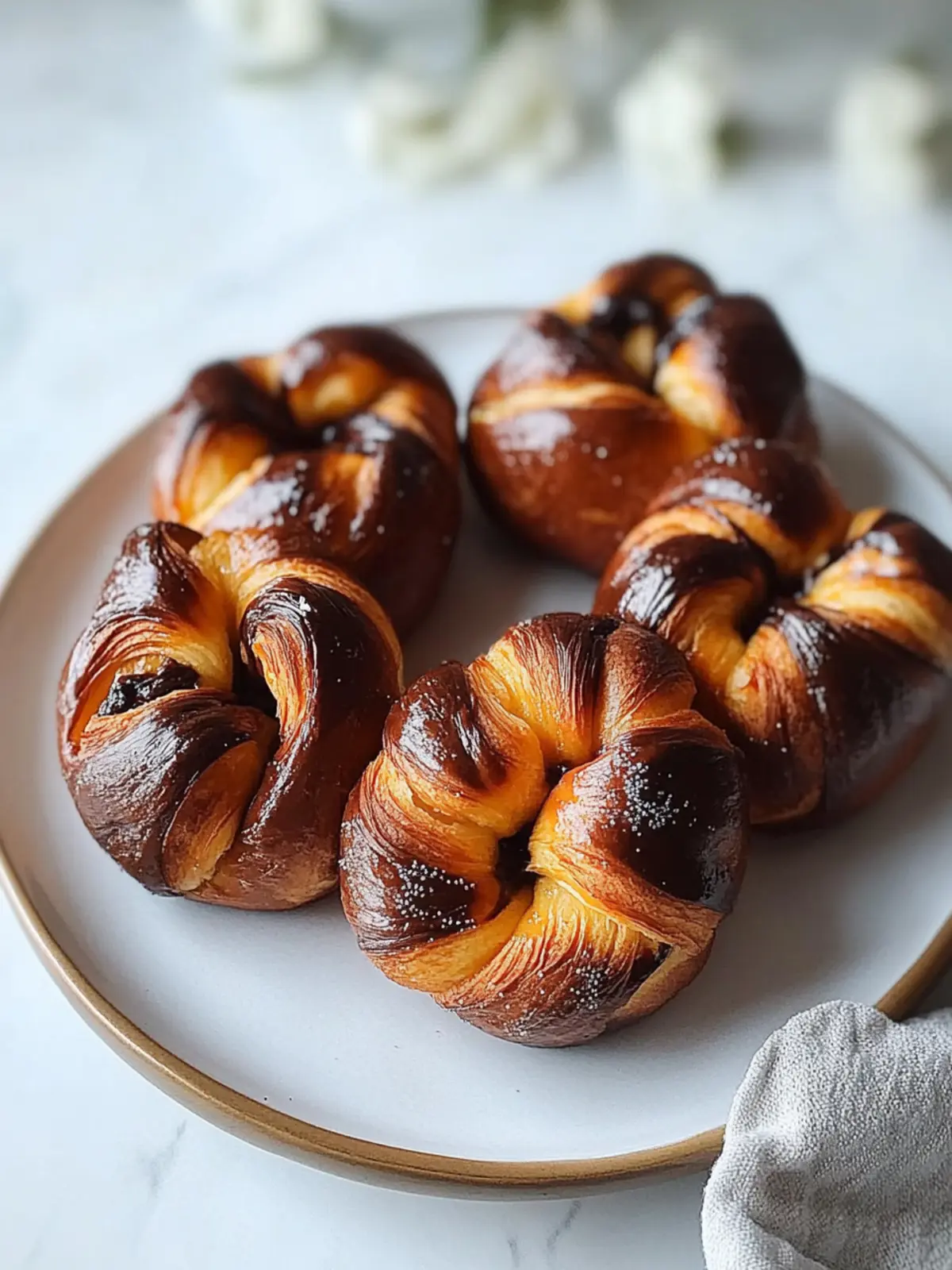 Deliciously Fluffy Chocolate Orange Knots