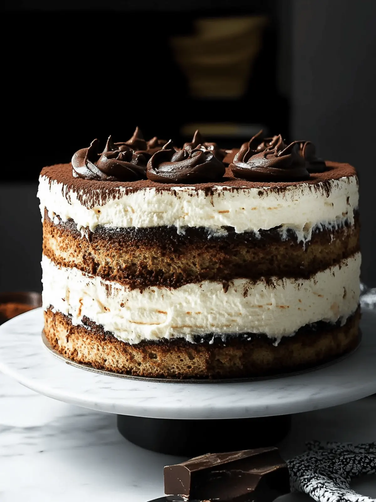 Chocolate Tiramisu Cake
