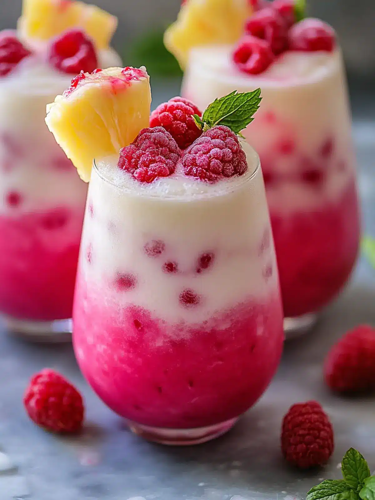 Raspberry Colada Twist