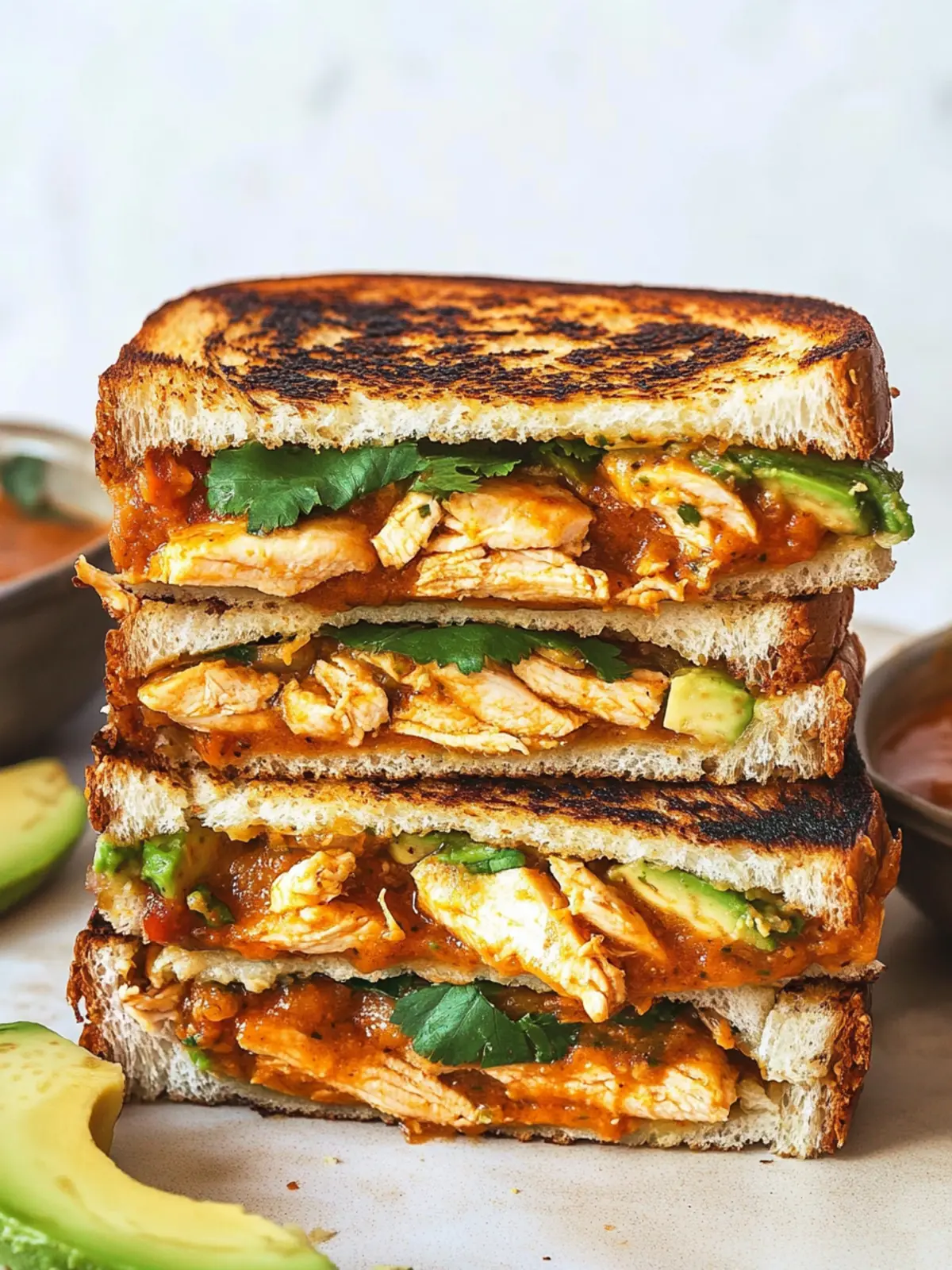 Chipotle Chicken Avocado Melt